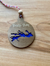 Load image into Gallery viewer, Custom Lake Map Ornaments