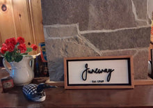 Load image into Gallery viewer, Personalized Family Name Sign | Handcrafted Hardwood Wall Decor