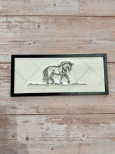 Load image into Gallery viewer, Framed Line Art Wood Wall Decor