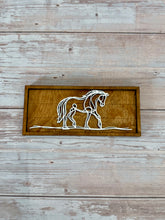Load image into Gallery viewer, Framed Line Art Wood Wall Decor