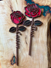 Load image into Gallery viewer, Handmade Wooden Valentine Rose