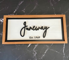 Load image into Gallery viewer, Personalized Family Name Sign | Handcrafted Hardwood Wall Decor