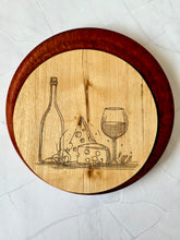 Load image into Gallery viewer, Ash & Epoxy Wine & Cheese Serving Board