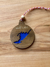 Load image into Gallery viewer, Custom Lake Map Ornaments