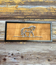 Load image into Gallery viewer, Framed Line Art Wood Wall Decor