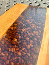 Load image into Gallery viewer, Coffee Bean Epoxy Charcuterie Board