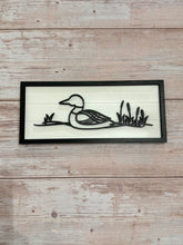 Load image into Gallery viewer, Framed Line Art Wood Wall Decor