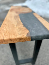 Load image into Gallery viewer, Willow and Epoxy Console Table