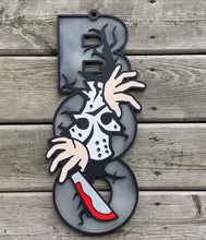 Load image into Gallery viewer, Layered BOO Halloween Door Hangers