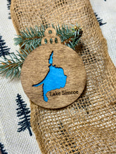 Load image into Gallery viewer, Custom Lake Map Ornaments