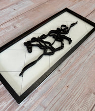 Load image into Gallery viewer, Framed Line Art Wood Wall Decor