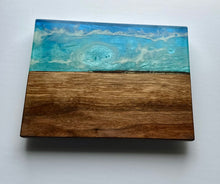 Load image into Gallery viewer, Walnut Oceanscape Charcuterie Board