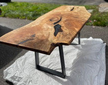Load image into Gallery viewer, Curly Maple Desk or Small (4 seater) Dining Table
