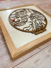 Load image into Gallery viewer, Custom Town or City Street Map Wall Art