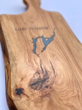 Load image into Gallery viewer, Lake Skugog Lake Map Charcuterie Board