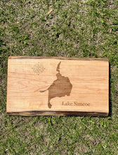 Load image into Gallery viewer, Laser Engraved Lake Wall Art – Custom Lake Map