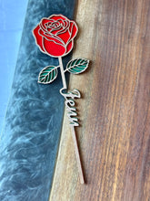 Load image into Gallery viewer, Handmade Wooden Valentine Rose