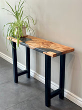 Load image into Gallery viewer, Willow and Epoxy Console Table