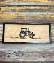 Load image into Gallery viewer, Framed Line Art Wood Wall Decor