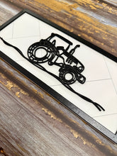 Load image into Gallery viewer, Framed Line Art Wood Wall Decor