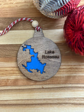 Load image into Gallery viewer, Custom Lake Map Ornaments