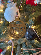 Load image into Gallery viewer, Engraved Personalized Christmas Ornaments | 100+ Designs Available