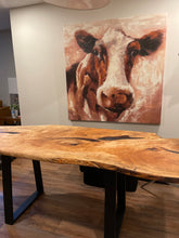 Load image into Gallery viewer, Curly Maple Desk or Small (4 seater) Dining Table