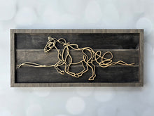Load image into Gallery viewer, EARLY ACCESS PRICING: Framed Line Art Wood Wall Decor