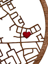 Load image into Gallery viewer, Custom Town or City Street Map Wall Art