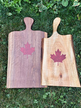 Load image into Gallery viewer, Maple Leaf Pride Hardwood Serving Board