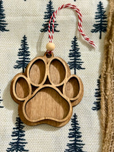 Load image into Gallery viewer, Layered Dog Paw Print Ornament