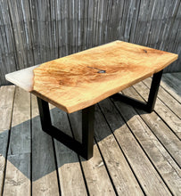 Load image into Gallery viewer, Cloudy Maple & Epoxy Coffee Table