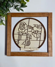 Load image into Gallery viewer, Custom Town or City Street Map Wall Art