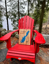 Load image into Gallery viewer, Custom Epoxy Lake Map Wall Art ** Made to Order**
