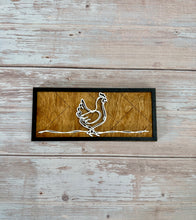 Load image into Gallery viewer, Framed Line Art Wood Wall Decor
