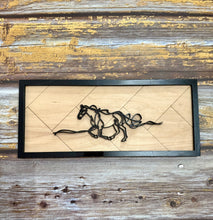 Load image into Gallery viewer, Framed Line Art Wood Wall Decor
