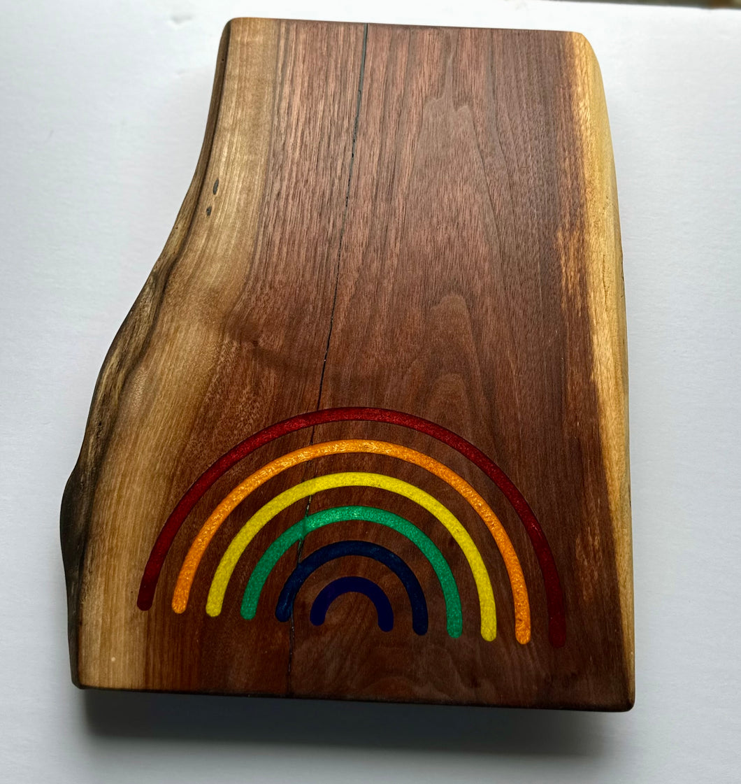 Pride Walnut Epoxy Inlay