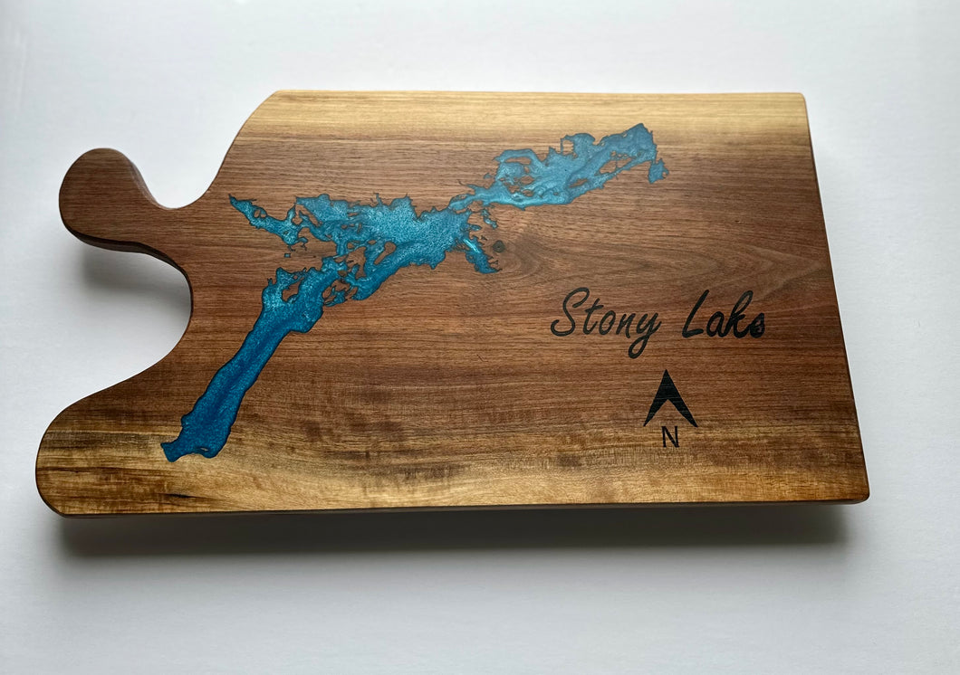 Stony Lake Map Charcuterie Boards * Ready to Ship*