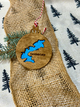 Load image into Gallery viewer, Custom Lake Map Ornaments
