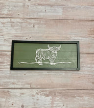 Load image into Gallery viewer, Framed Line Art Wood Wall Decor
