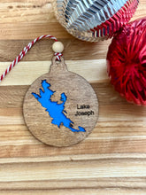 Load image into Gallery viewer, Custom Lake Map Ornaments
