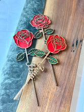 Load image into Gallery viewer, Handmade Wooden Valentine Rose
