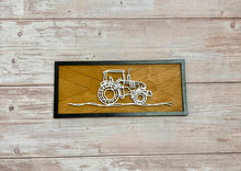 Load image into Gallery viewer, Framed Line Art Wood Wall Decor
