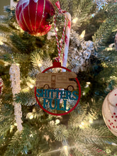 Load image into Gallery viewer, “Sh!tters Full” Ornament – Wood Holiday Ornament
