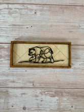Load image into Gallery viewer, Framed Line Art Wood Wall Decor

