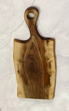 Load image into Gallery viewer, Walnut Charcuterie Board with Carved Handle
