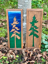 Load image into Gallery viewer, Layered Canadian Tree Wall Art: "Windswept Pines"
