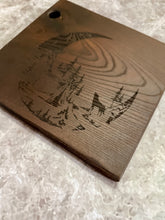 Load image into Gallery viewer, Moonlit Wilderness Roasted Ash Charcuterie Board
