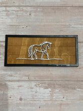 Load image into Gallery viewer, Framed Line Art Wood Wall Decor
