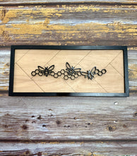 Load image into Gallery viewer, Framed Line Art Wood Wall Decor
